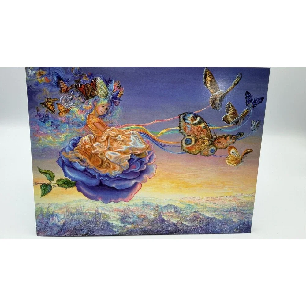 3x Josephine Wall Enchanted Universe Fairy BDay Cards Leanin' Tree + BONUS card